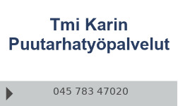 Tmi Karin Puutarhatyöpalvelut logo